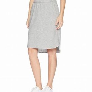 NWT Eileen Fisher light grey cotton skirt.